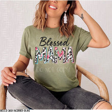 Load image into Gallery viewer, Blessed Mama Floral Print
